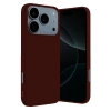 Apple İphone 17 Pro Nano İçi Kadife Silikon - Bordo
