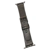 Apple Watch 45mm Buff Deri Kordon (saat Değildir) - Siyah