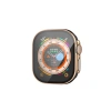 Apple Watch Ultra 49mm Legend Camlı Kasa Ekran Koruyucu - Siyah-gold