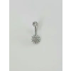 Çiçek Detaylı Göbek Piercing