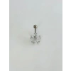 Çiçek Detaylı Göbek Piercing