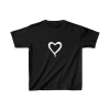 Çocuk Kız Baskılı T-Shirt - Siyah