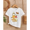 Çocuk Unisex Baskılı T-Shirt - Beyaz