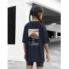 Çocuk Unisex Baskılı T-Shirt - Siyah