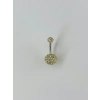 Disko Topu Göbek Piercing