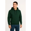 Erkek 3 İplik Pamuklu Kapüşonlu Kanguru Cepli SweatShirt hoodie - Haki