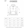 Erkek 3 İplik Pamuklu Oversize Kapüşonlu Nakışlı Hoodie SweatShirt - Siyah