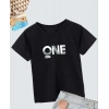 Erkek Çocuk Baskılı T-Shirt - Siyah