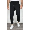 Erkek Jogger Eşofman Altı Cepli, Paça Lastikli , Spor Pantolon - Siyah