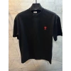 Erkek Kısa Kol Tişört Bisiklet Yaka KALP Baskılı Oversize T-Shirt - Siyah