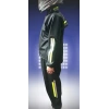 Erkek Motorcu Kurye Su Geçirmez Yağmurluk Takım - Siyah