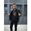 Erkek Özel Baskılı Modern Fit %100 Pamuk Bisiklet Yaka T-Shirt