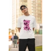 Erkek Özel Baskılı Modern Fit %100 Pamuk Bisiklet Yaka T-Shirt