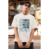 ERKEK Özel Baskılı Modern Fit %100 Pamuk Bisiklet Yaka T-Shirt
