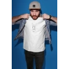 Erkek Özel Baskılı Modern Fit %100 Pamuk Bisiklet Yaka T-Shirt