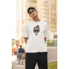 ERKEK Özel Baskılı Modern Fit %100 Pamuk Bisiklet Yaka T-Shirt