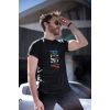 Erkek Özel Baskılı Modern Fit %100 Pamuk Bisiklet Yaka T-Shirt