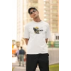 ERKEK Özel Baskılı Modern Fit %100 Pamuk Bisiklet Yaka T-Shirt
