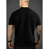 Erkek T-shirt Komik Multitasker Baskılı Kısa kol Tişört - Siyah