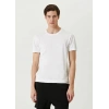ERKEK  Tişört Basic Bisiklet Yaka Regular Kısa kol T-Shirt - Beyaz