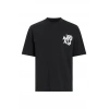 Erkek Tişört Baskılı Oversize Kısa kol T-shirt - Siyah