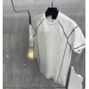Erkek Tişört Karoyaka Dikişli Oversize T-Shirt - Beyaz