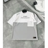 ERKEK Tişört Torba Cepli Parçalı Kısa Kol T-Shirt - Gri