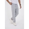 Erkek Üç İplik Basic Eşofman Pantolon - Gri