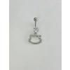 Hello Kıtty Detaylı Göbek Piercing