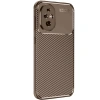 Honor 200 Kılıf Auto Focus Karbon Kapak - Kahverengi