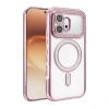 Huawei Honor 600 Joke Simli Magneticsafe Kılıf - Pembe