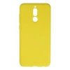 Huawei Mate 10 Lite Kılıf Nano İçi Kadife Silikon - Sarı