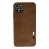 İphone 11 Pro Max Kılıf Loop Deri Silikon - Kahverengi