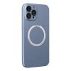 İphone 12 Pro Kılıf Jack Magneticsafe Lens Silikon - Sierra Blue