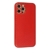 İphone 12 Pro Max Kılıf Coco Karbon Silikon - Kırmızı