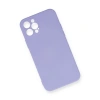 İphone 12 Pro Max Kılıf Nano İçi Kadife Silikon - Lila
