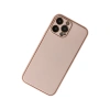 İphone 13 Pro Kılıf Coco Deri Silikon Kapak - Pudra