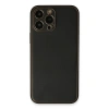 İphone 13 Pro Max Kılıf Coco Deri Silikon Kapak - Siyah