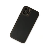 İphone 13 Pro Max Kılıf Coco Deri Silikon Kapak - Siyah