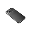 İphone 14 Plus Kılıf Auto Focus Karbon Kapak - Siyah