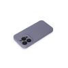 İphone 15 Pro Kılıf Nano İçi Kadife Silikon - Lila