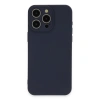 İphone 15 Pro Max Kılıf Nano İçi Kadife Silikon - Lacivert