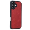 İphone 16 Kılıf Aras Deri Kapak - Kırmızı