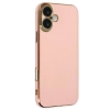 İphone 16 Kılıf Volet Silikon - Pembe