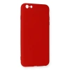 İphone 6 Plus Kılıf Nano İçi Kadife Silikon - Kırmızı