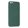 İphone 6 Plus Kılıf Nano İçi Kadife Silikon - Koyu Yeşil