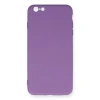 İphone 6 Plus Kılıf Nano İçi Kadife Silikon - Mor