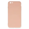 İphone 6 Plus Kılıf Nano İçi Kadife Silikon - Pudra