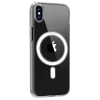 İphone X Kılıf Magneticsafe Şeffaf Silikon - Şeffaf