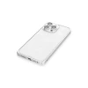 Joko Apple İphone 15 Pro Max Metal Bumper Mat Kapak - Gümüş